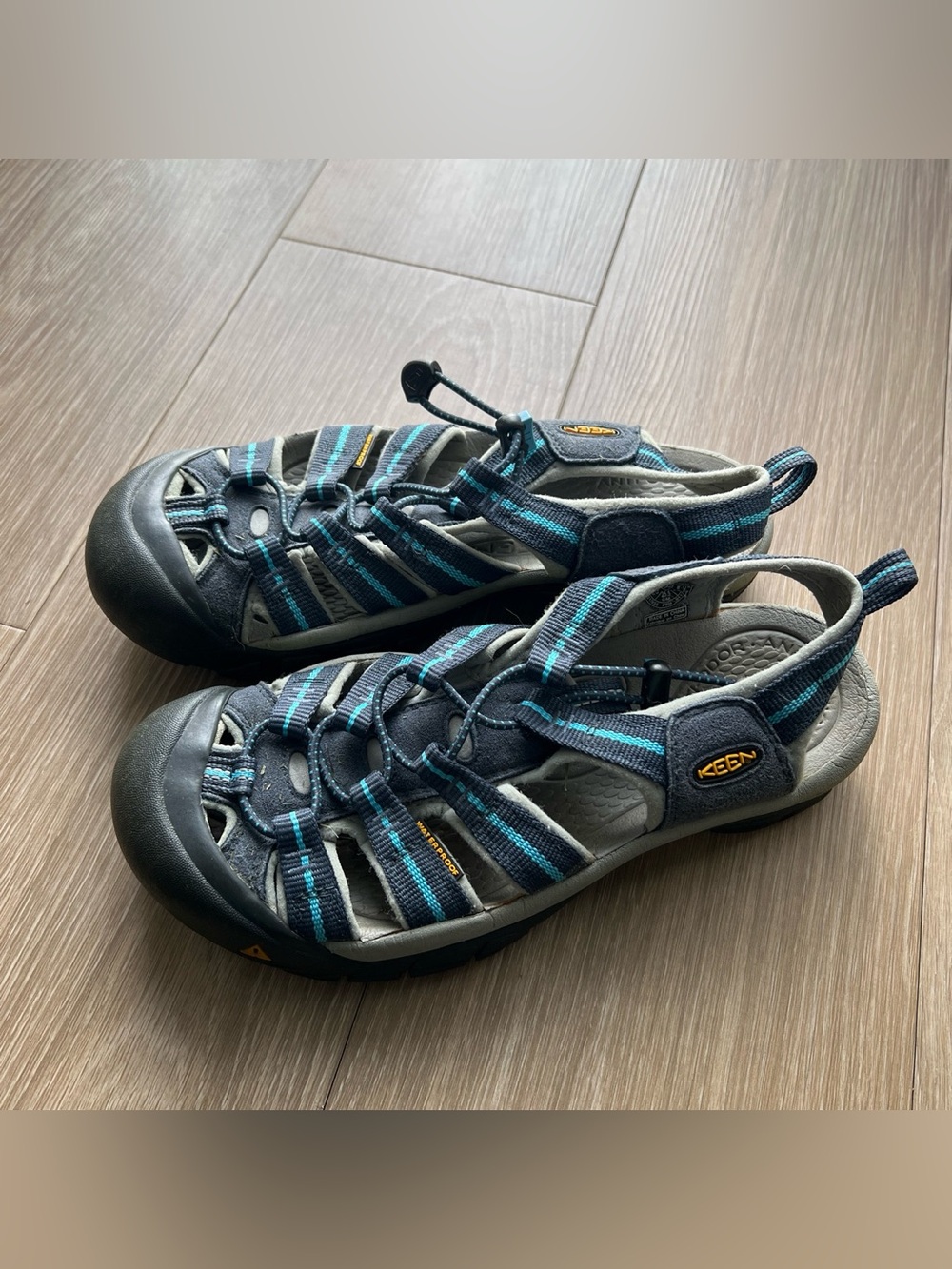 Keen Newport blue hiking sandals #hiking #outdoors #sandals - Picture 2 of 5